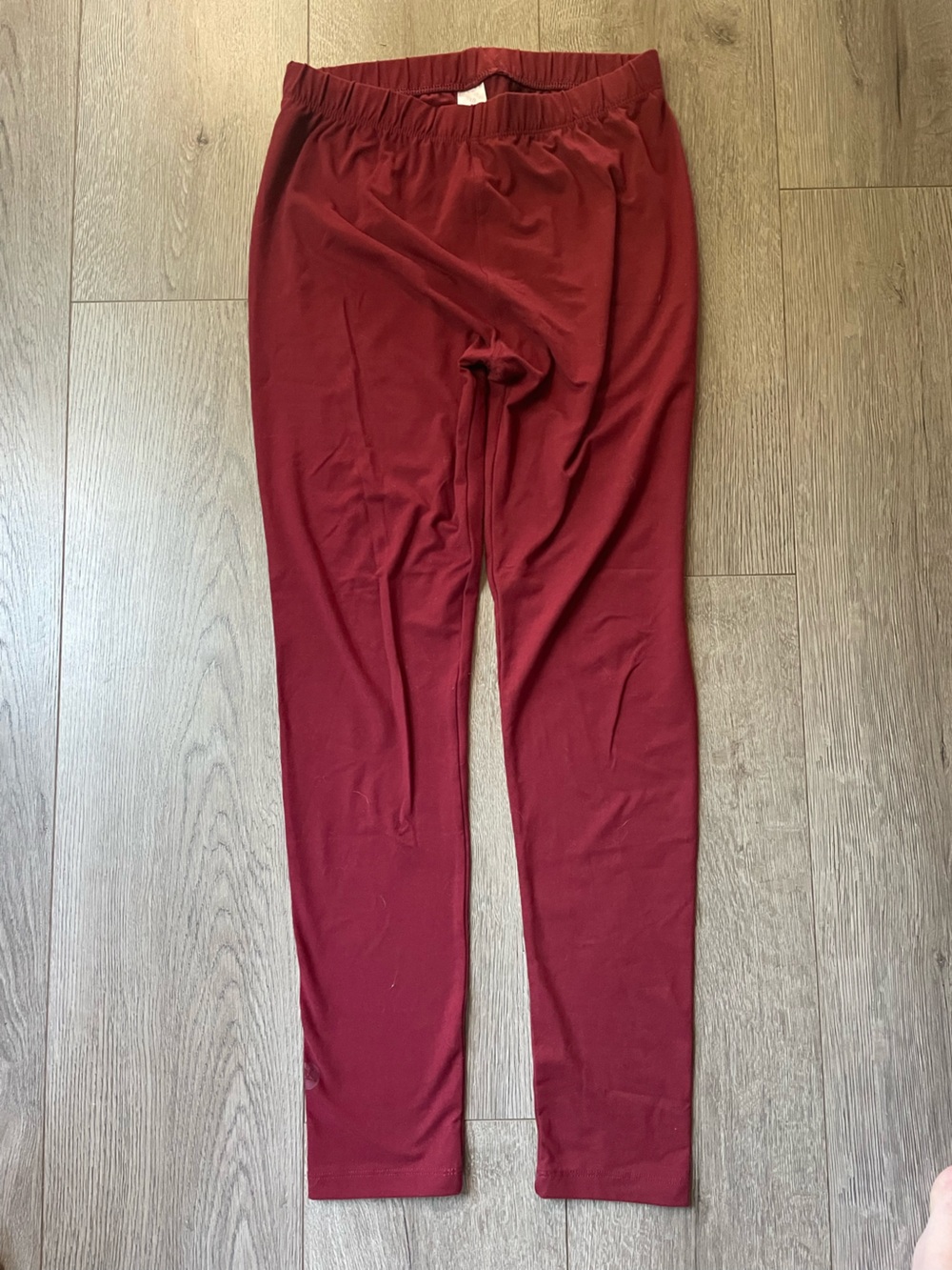 Women's Stretch Leggings - Burgundy NWOT